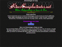 Tablet Screenshot of kinescomplacientes.net